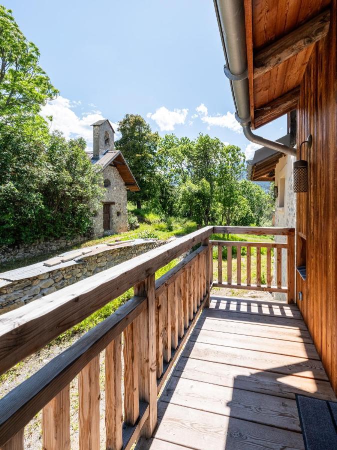 Superbe Ferme Renovee En Chalet De Luxe En Pleine Nature Barcelonnette Exterior foto